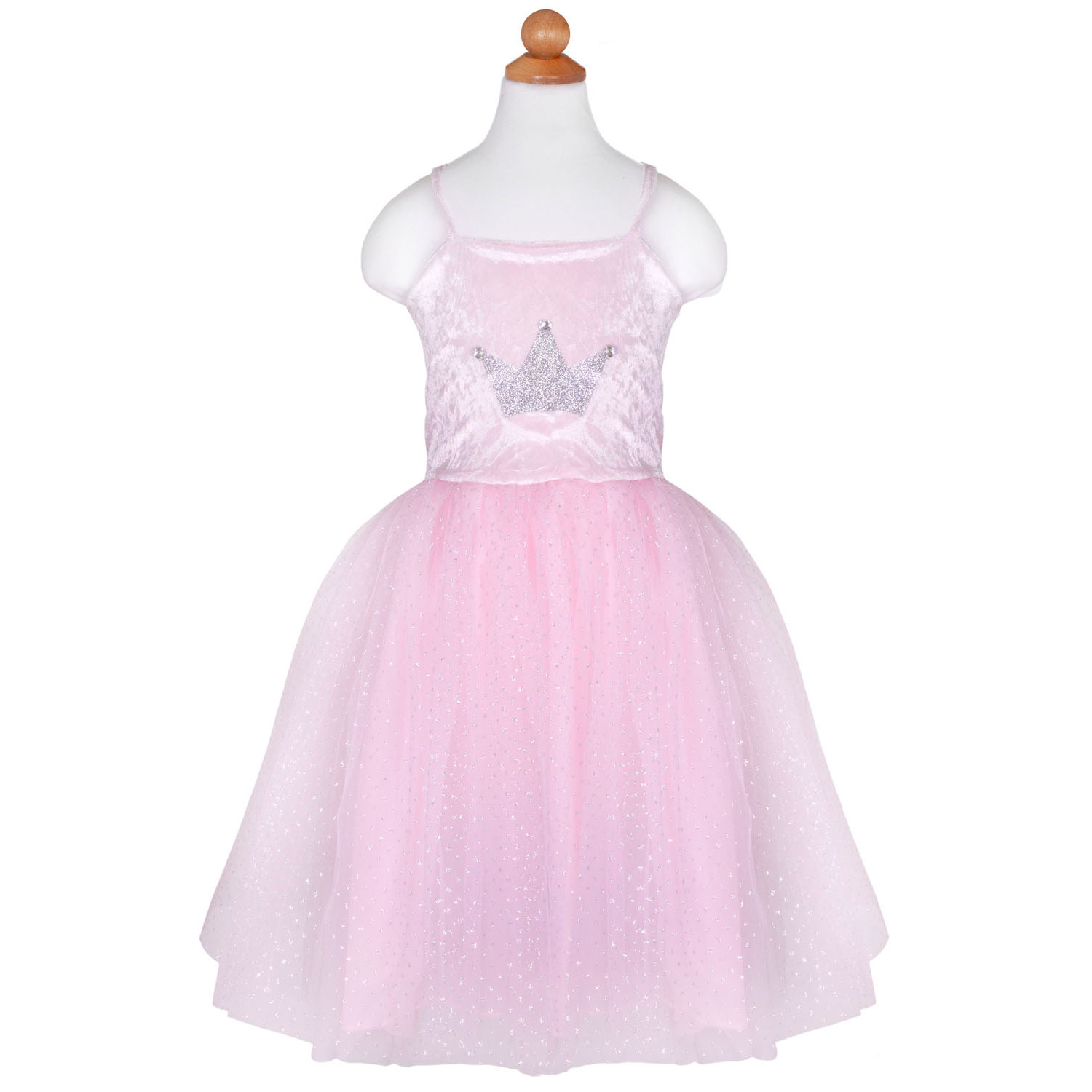 Verkleedjurk Prinses Roze, 5-6 jaar