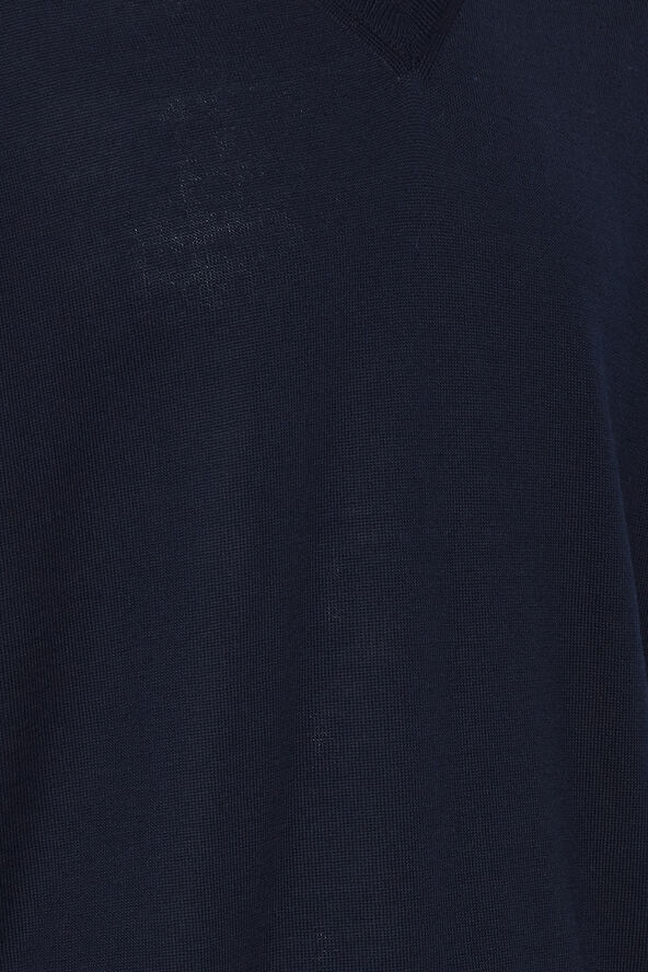 Casual Friday CFKARLO merino mix vest Navy blazer