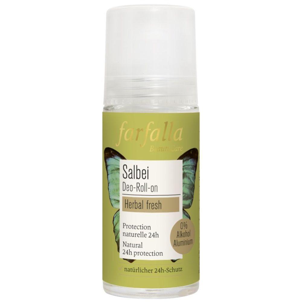 farfalla Deodorant Roll on mit Salbei