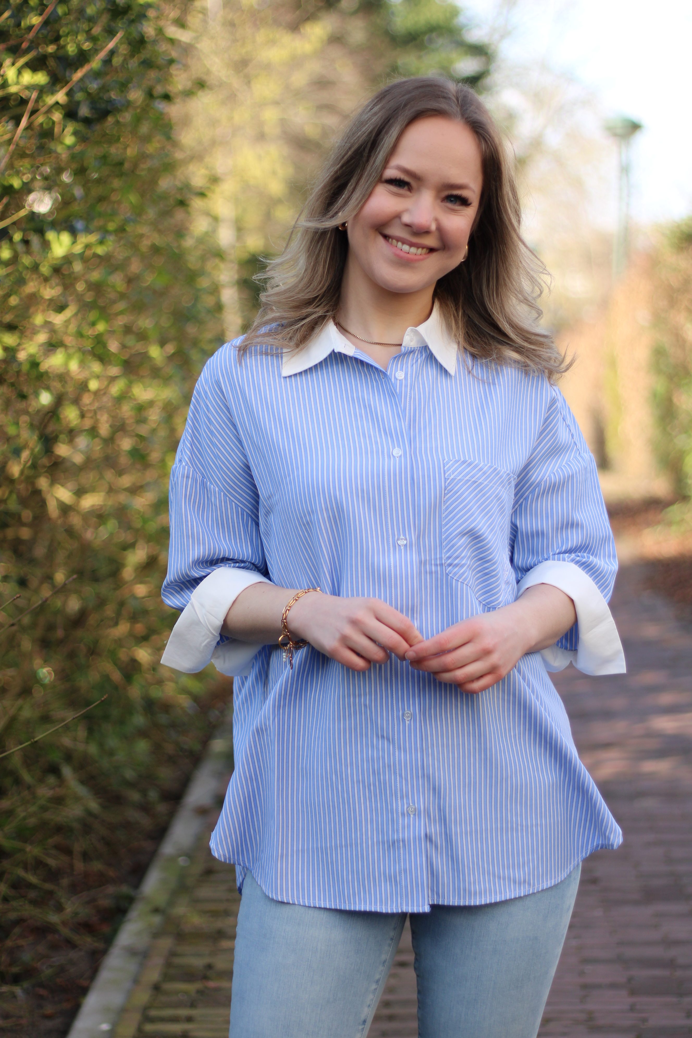 Culture - Jude Shirt - Blue Stripe