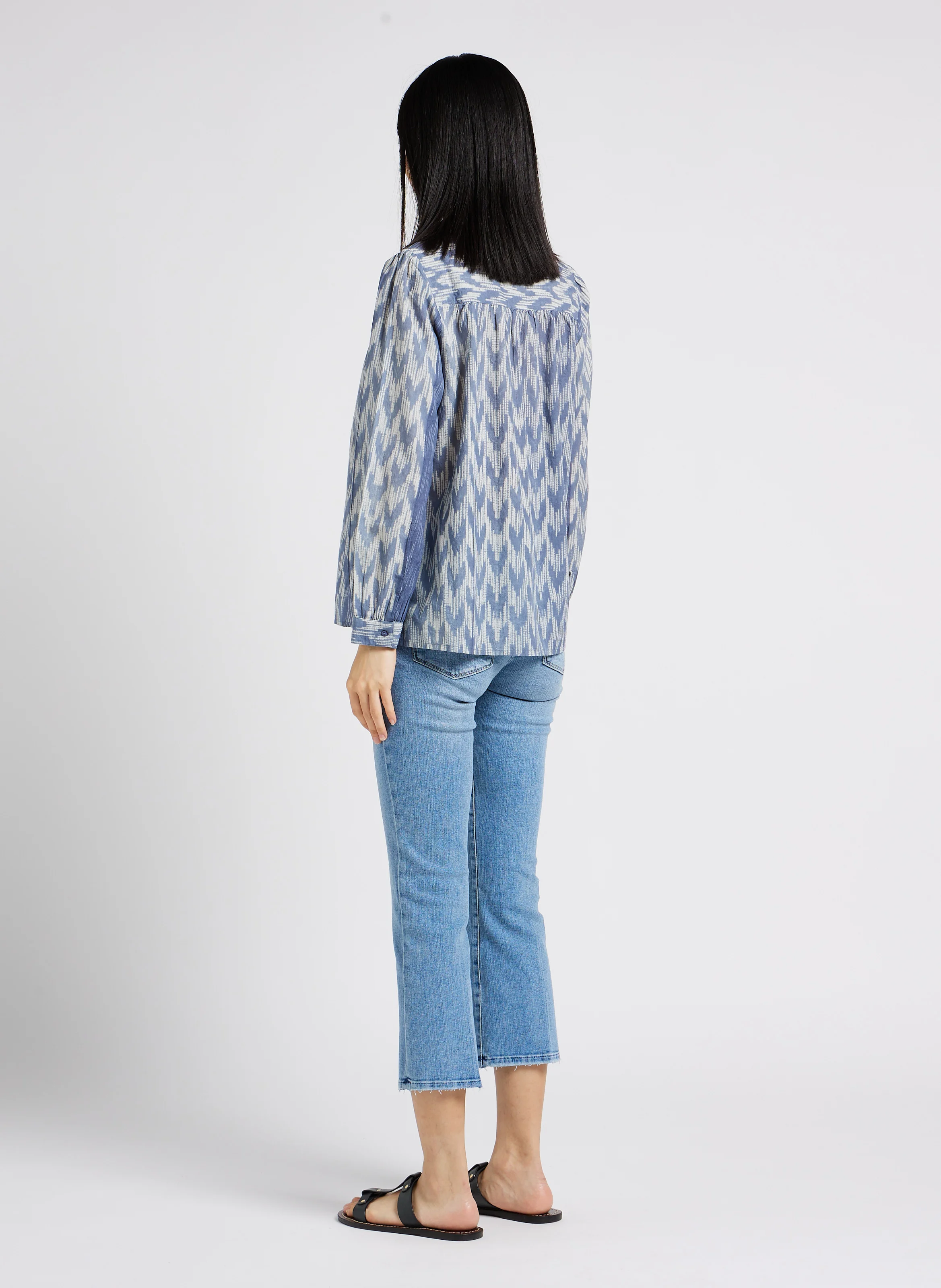 Jean cropped évasé | Jean Délavé