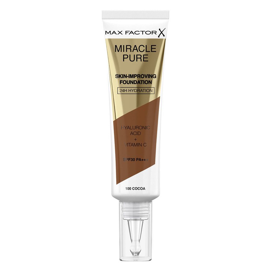 Max Factor Miracle Pure Skin-Improving Foundation 100 Cocoa 30ml