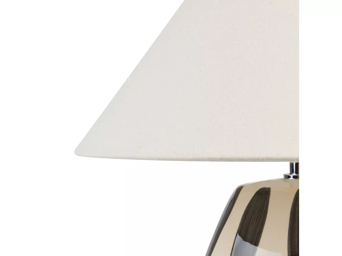 Lampe à poser LUCHETTI Céramique Noir