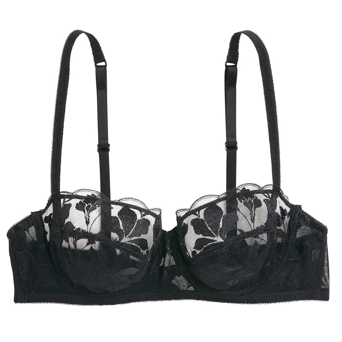 COLEÇÕES LA REDOUTE<br>Balconnet-BH em tule bordado Jaiya