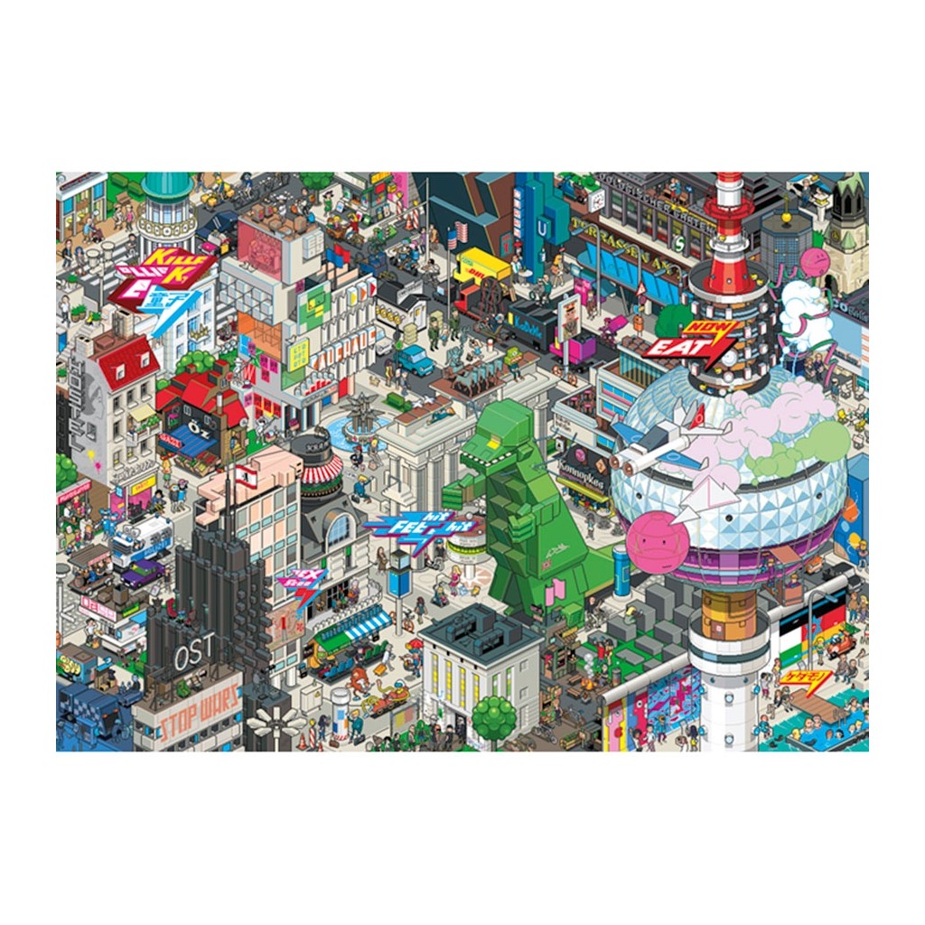 Puzzle - Berlin Quest d'eBoy – 1000 Pièces