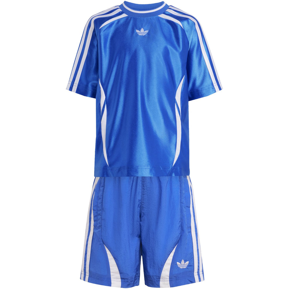 Køb adidas Originals Blue Shorts Tee Sæt