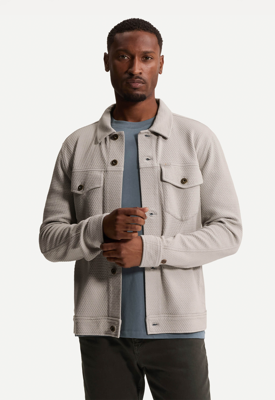 Cast Iron Regular Jacquard Overshirt