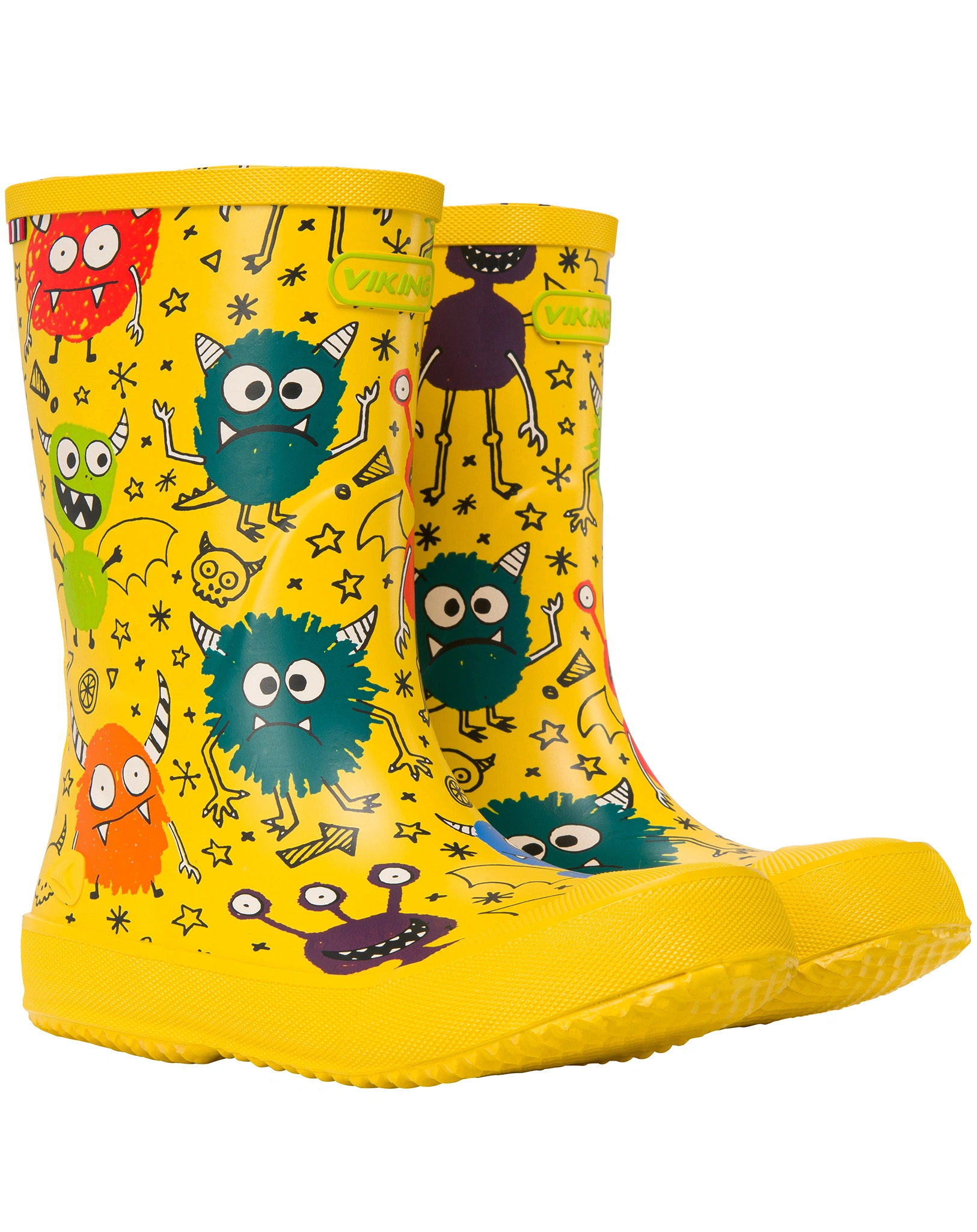 Gummistiefel MONSTER PRINT in yellow