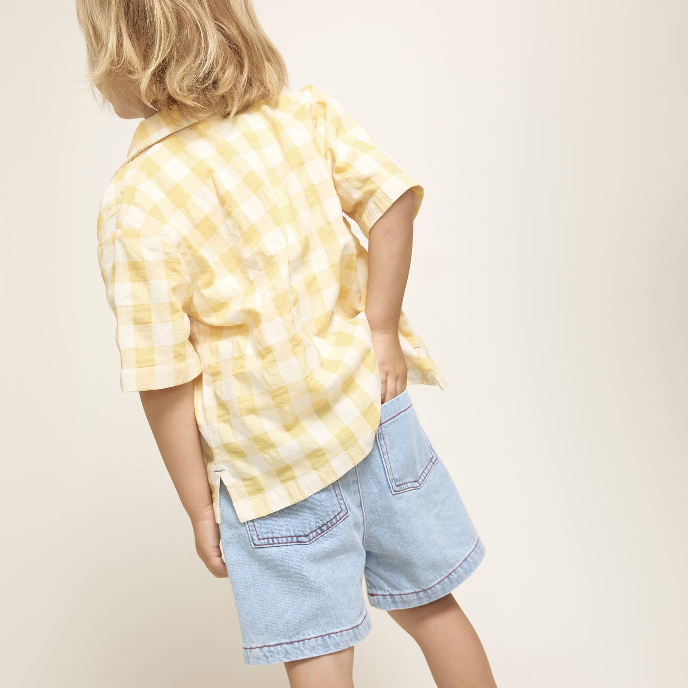 Bermuda Shorts Denim Bleach