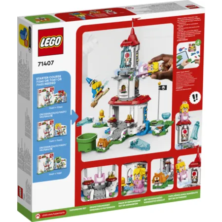 LEGO® Super Mario 71407 Katzen-Peach-Anzug und Eisturm – Erweiterungsset