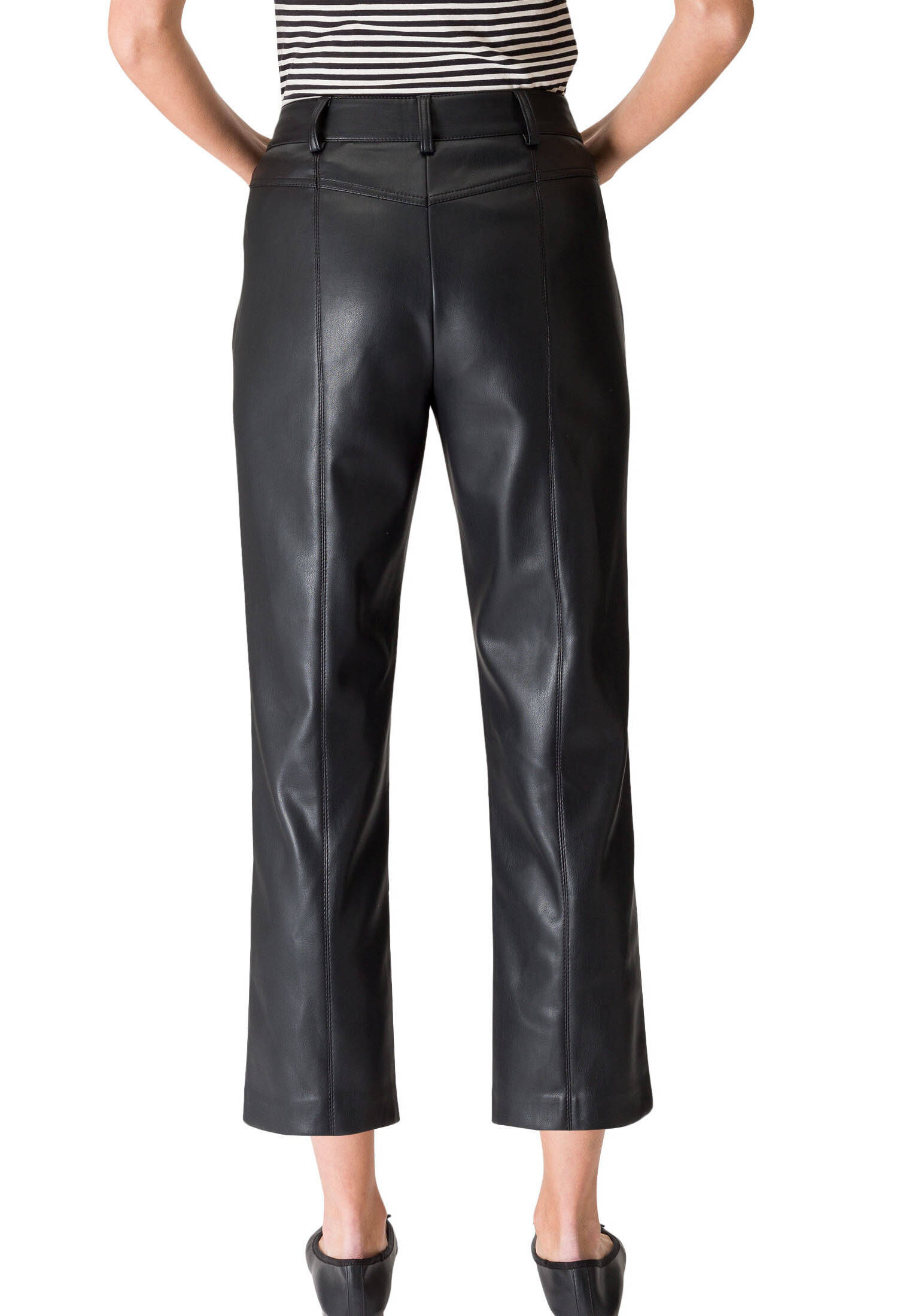 zero| Damen Hose in Lederoptik 26 Inch
