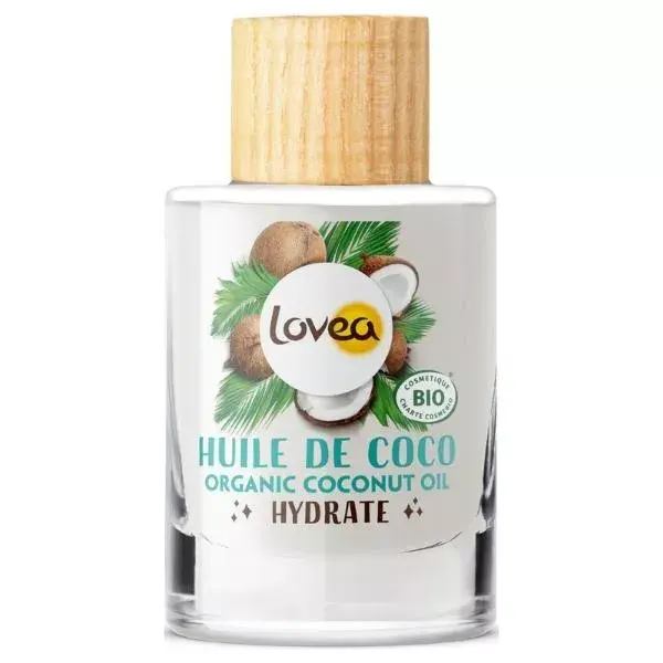 Lovea - Óleo de Coco Orgânico Multiuso - Pele Seca e Cabelo Seco 50ml