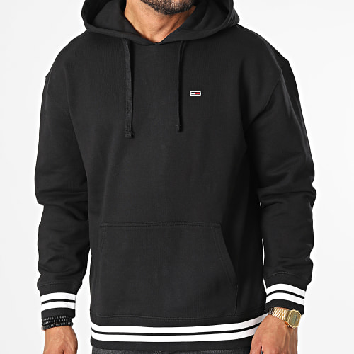 Sweat Capuche Relaxed Collegiate 5011 Bleu Marine
