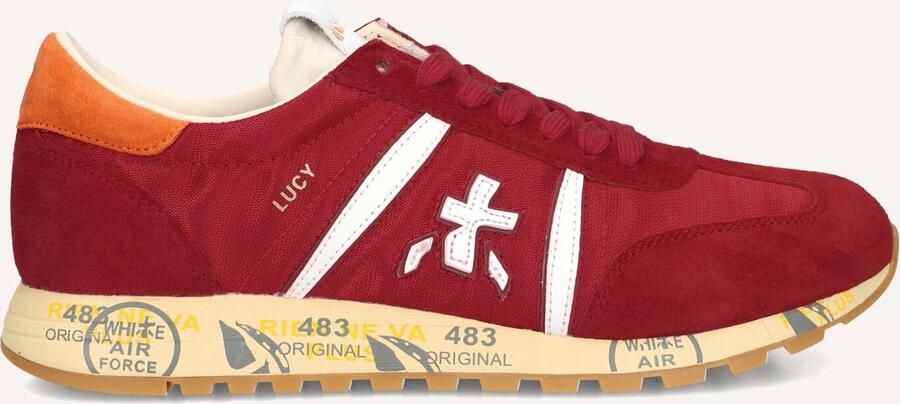 Premiata Lucyd Sneakers Textiel Dames Rood