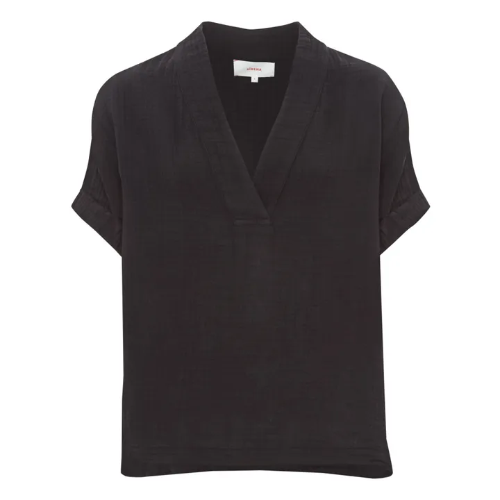 Xirena Top Avery Gaze de Coton | Noir