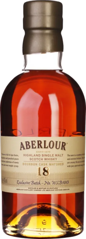 ABERLOUR 18 YEARS BOURBON CASK MATURED 70CL