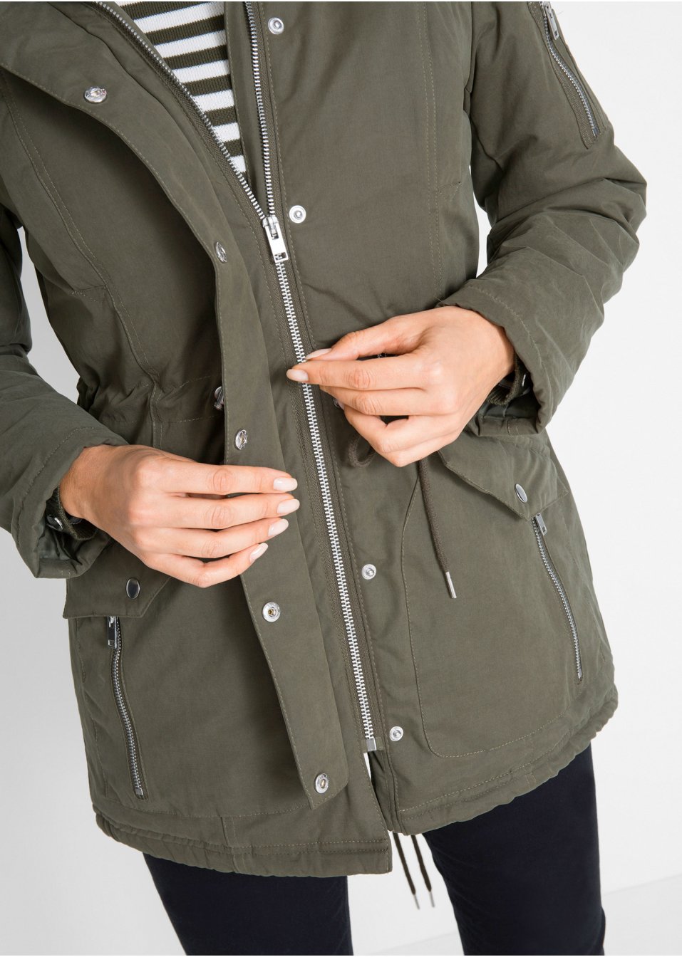 Parka chaude, doublée