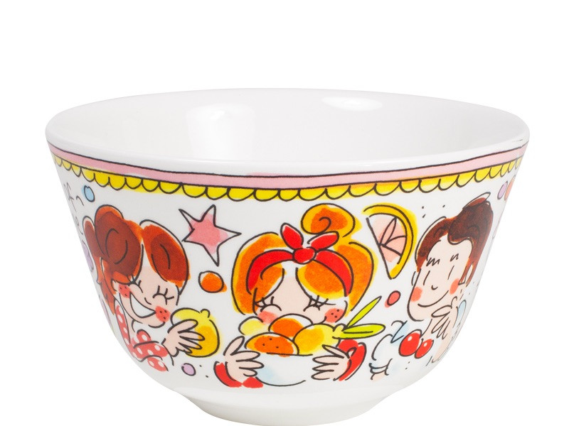 Kom ⌀14cm Roze Rand