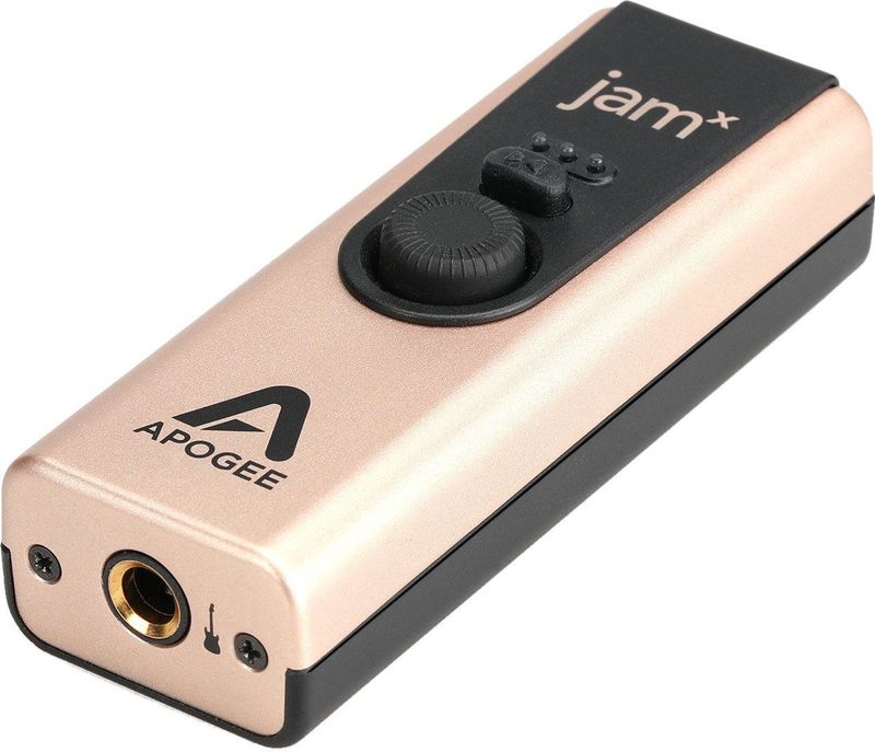Apogee - Jam X - Draagbare USB-audio-interface - Ingebouwde Analoge Compressor - Voor Gitaren en Instrumenten