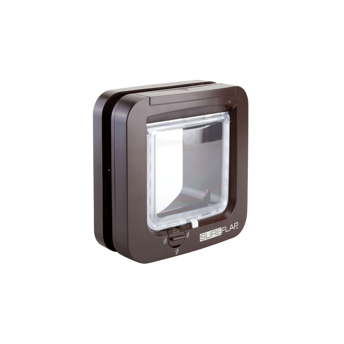 SureFlap Mikrochipgesteuerte Katzenklappe braun