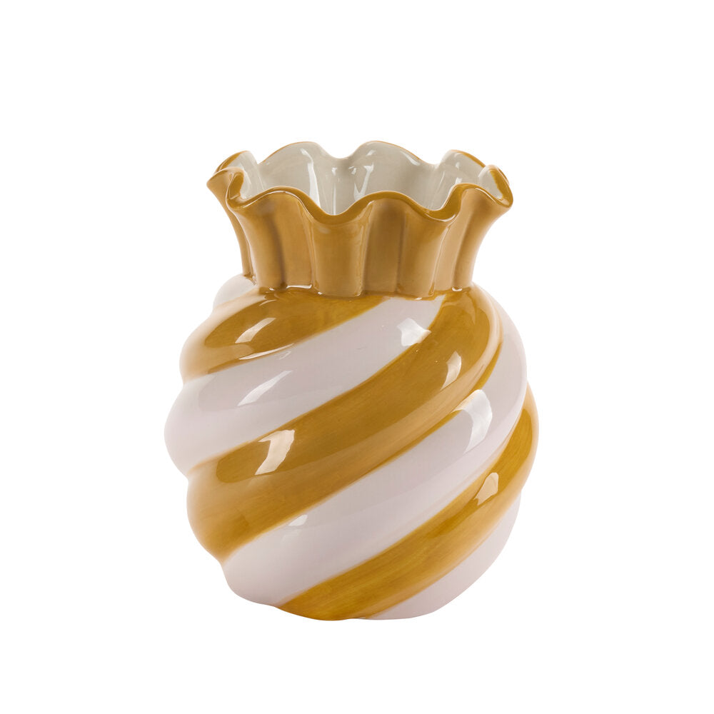 Bahne Interior  Candy vase, amber/rosa - H15,5cm