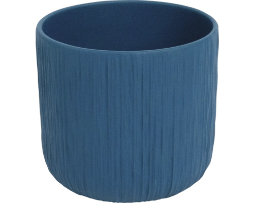 Alma bloempot Ø 20,5 cm H 20 cm keramiek blauw