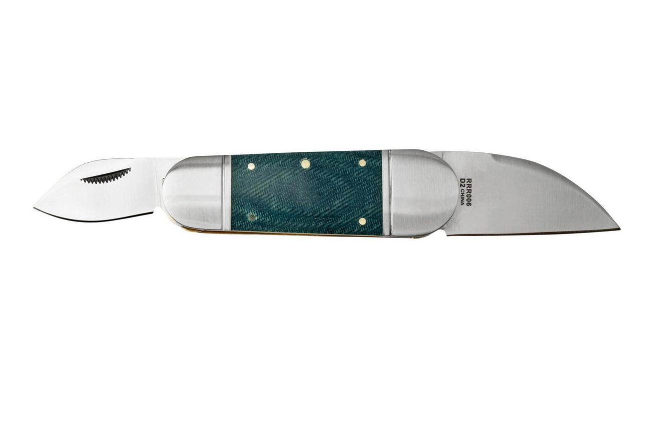 Rough Ryder Reserve Rhino Toe Denim Micarta, RRR006 slipjoint zakmes