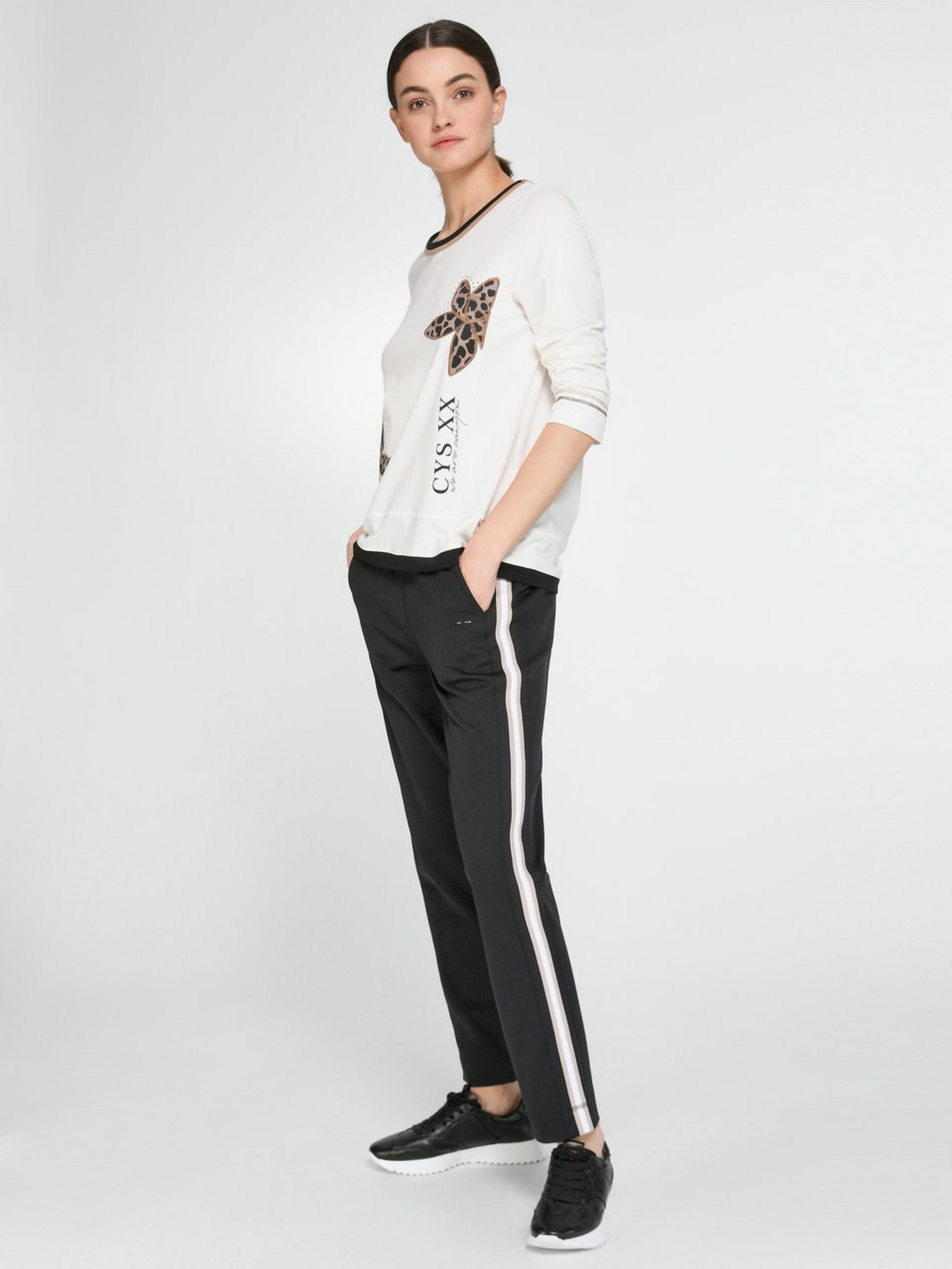 Rundhals-Shirt