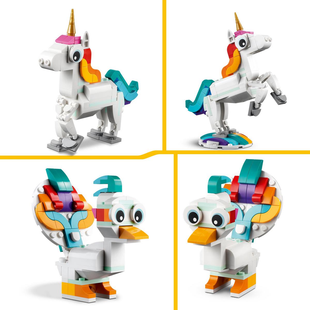 Licorne magique 3-en-1 Lego Creator 31140