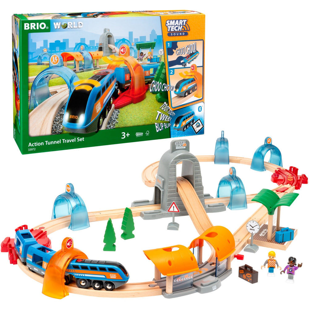 Køb BRIO® 33972 Smart Tech Sound Action Tunnel Rejsesæt