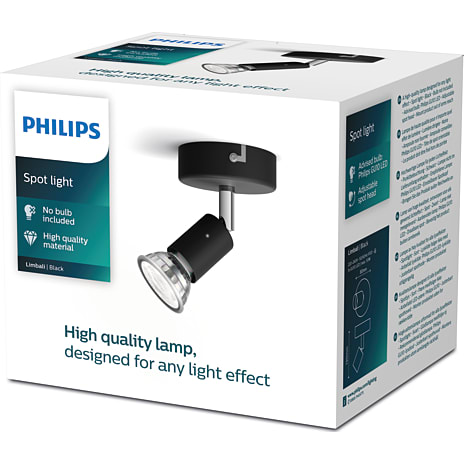 Limbali spotlampe - sort