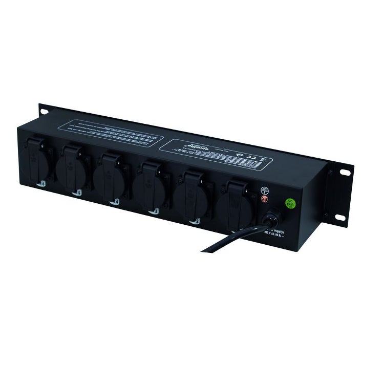 Eurolite 6-kanaals switch schuko