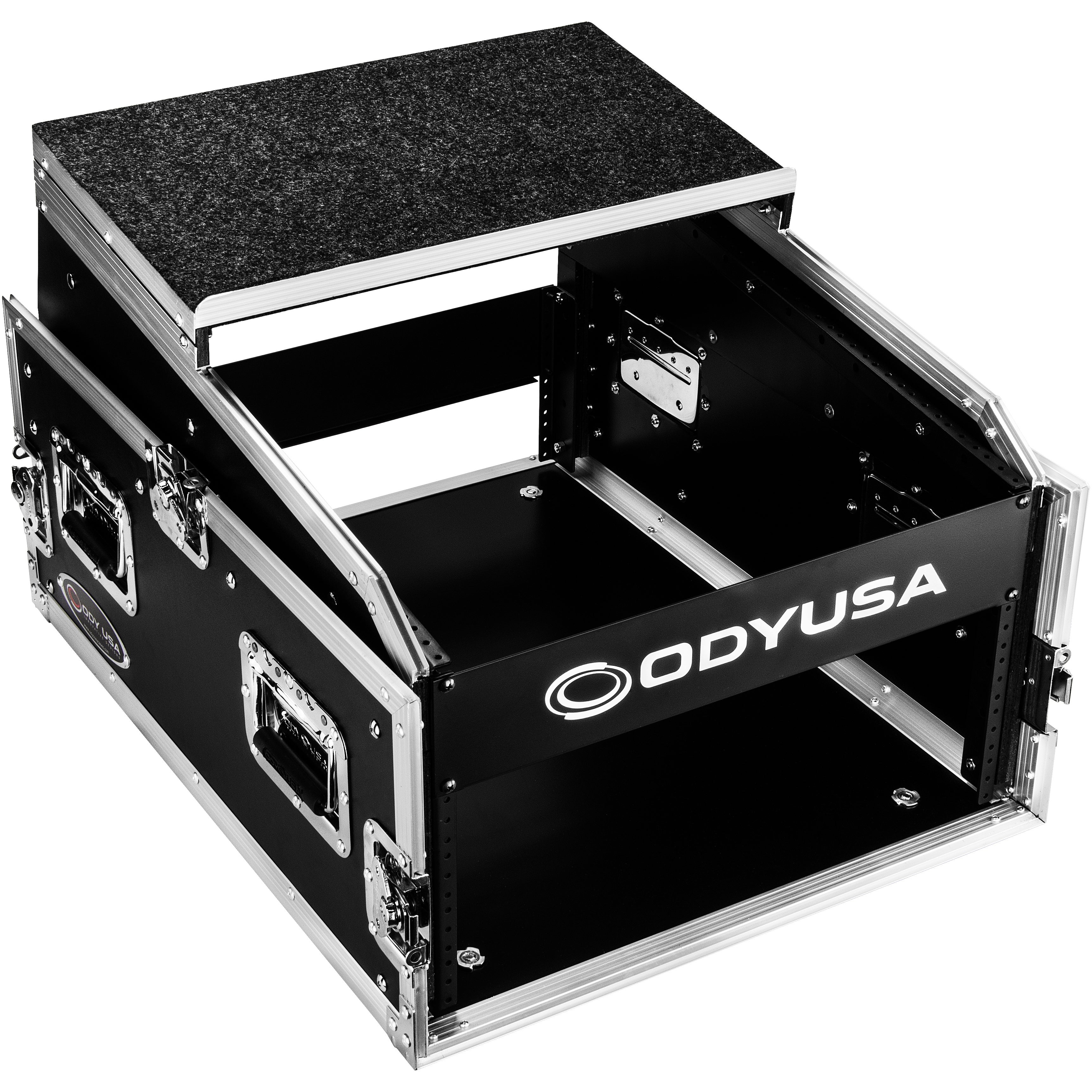 Odyssey FZGS1404 Pro Combo Rack Case met laptopplatform