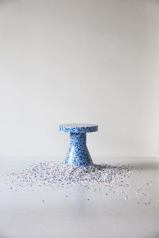 Normann Copenhagen Bit Stool Cone bijzettafel geel
