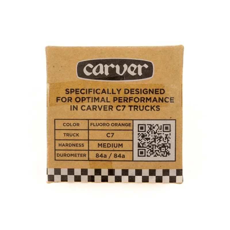 Carver Bushing set C7 - Orange Glo - Medium