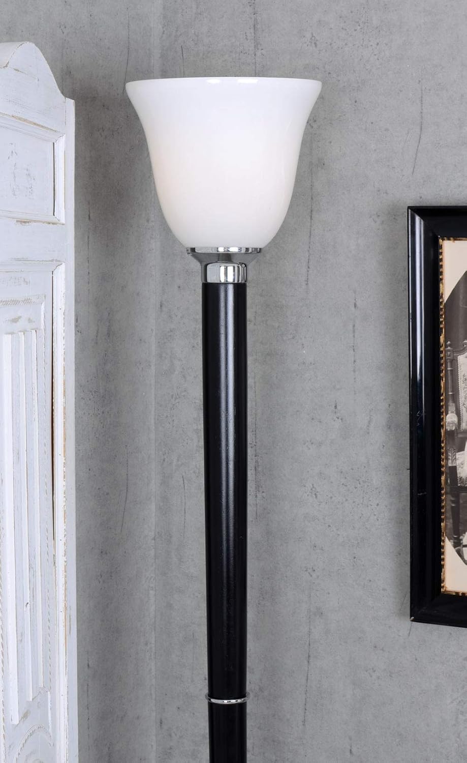 Lampe Art Deco Mazda Stehleuchte Klassiker 1930 Stehlampe (ohne Leuchtmittel) Standleuchte Antik XC21 Palazzo Exklusiv
