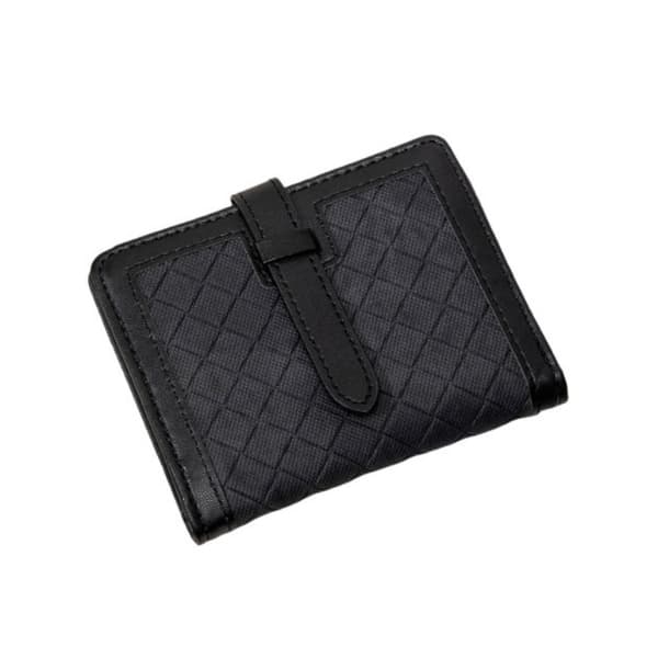 INF RFID-blokkerende vintage pledd kort lommebok for kvinner