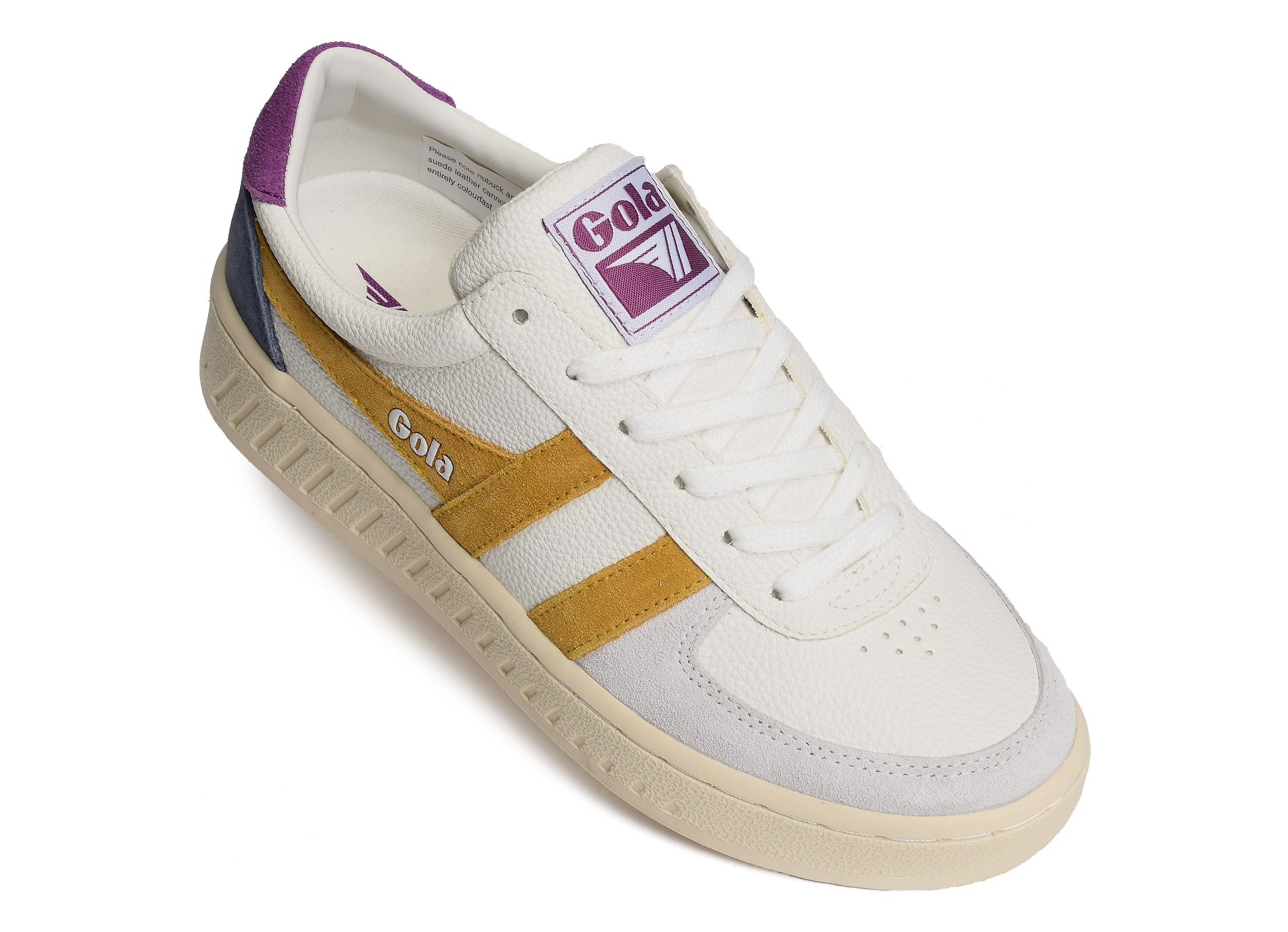 Grandslam trident trainers w blanc violet