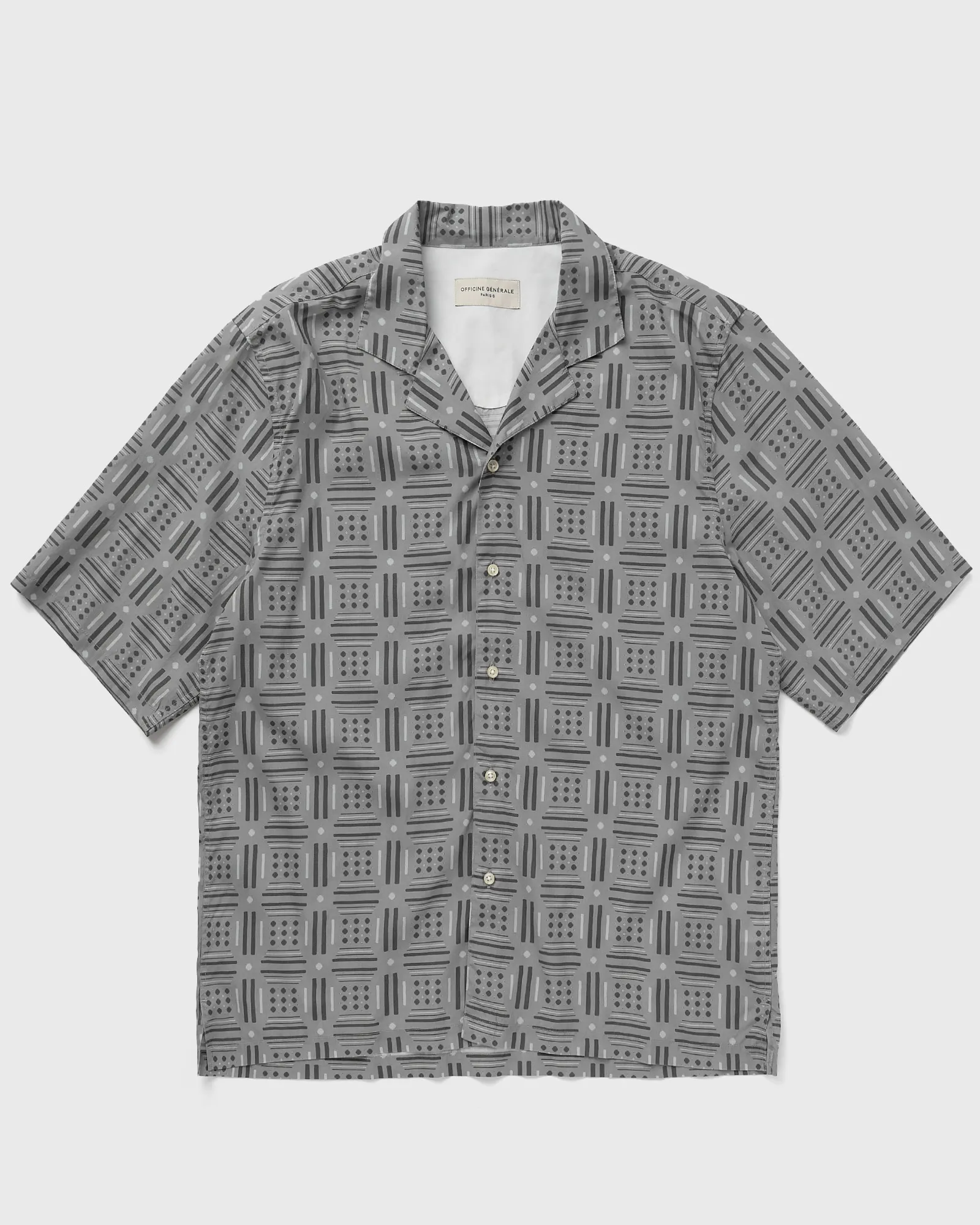 Officine Générale EREN SS ITL CLY CO GEOME PRINT SHIRT