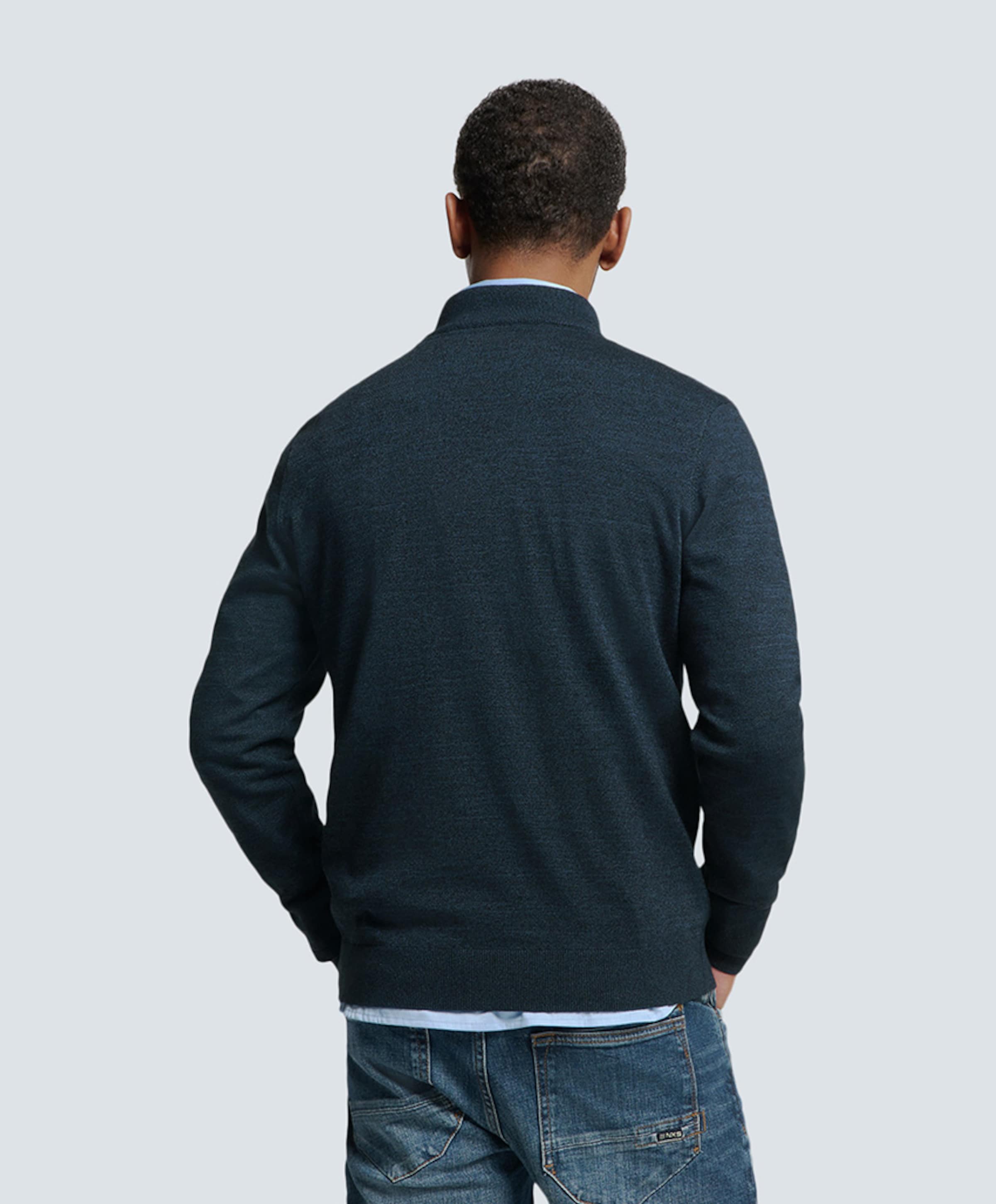 No Excess Heren trui blauw
