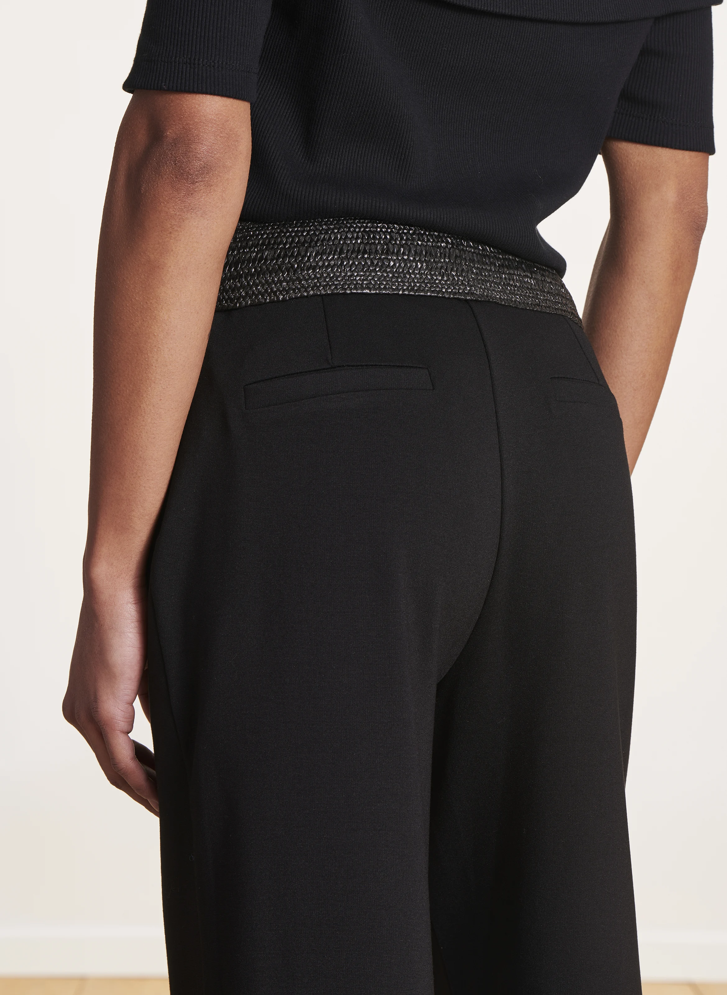 Pantalon droit | Noir