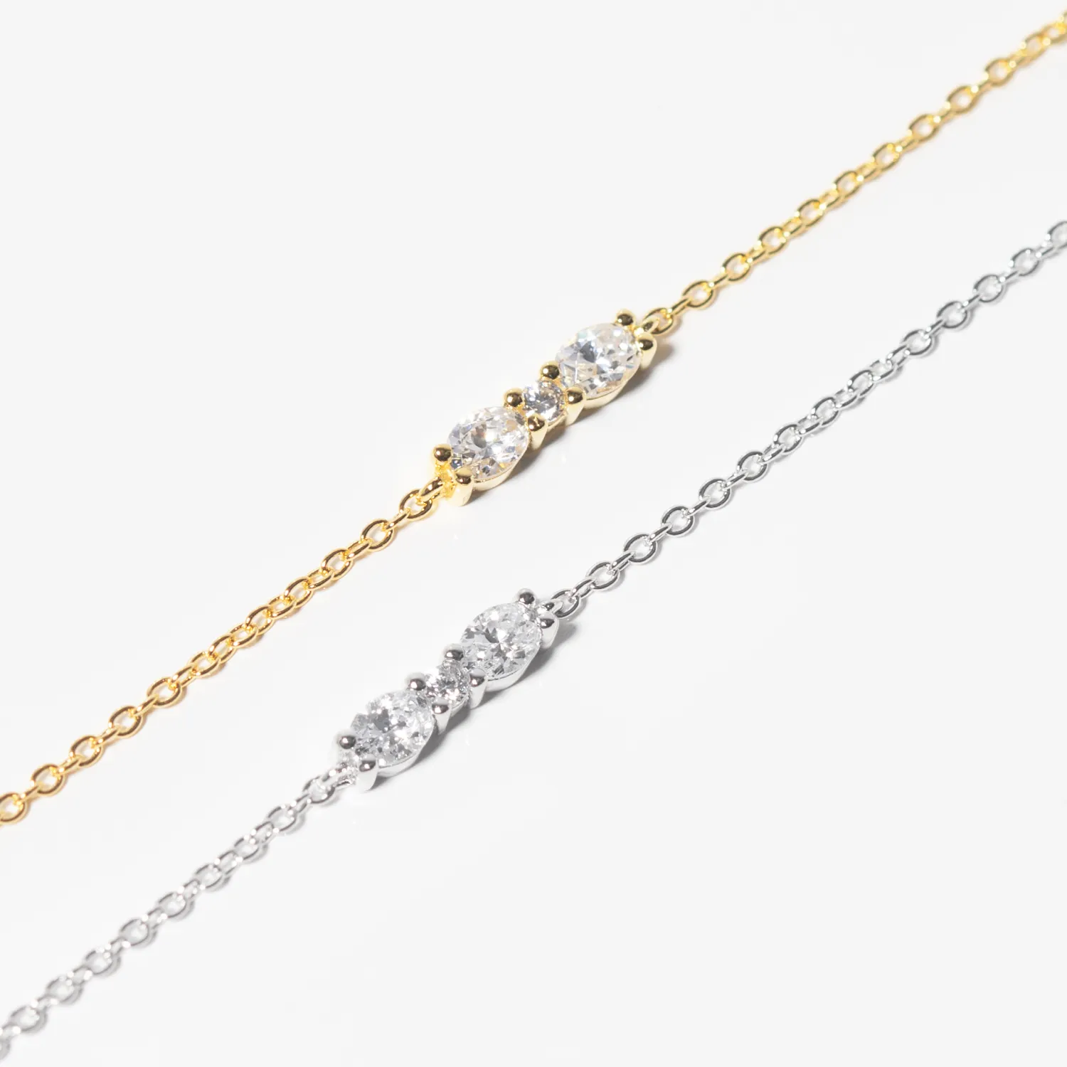 Sif Jakobs Ellera Armbånd 18 kt. Forgyldt Sølv SJ-B2418-CZ-YG