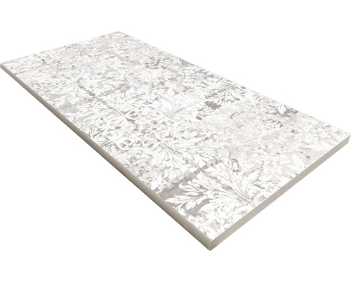 Zwembadrandsteen Perzisch Grijs ronde vorm 30 x 60 cm