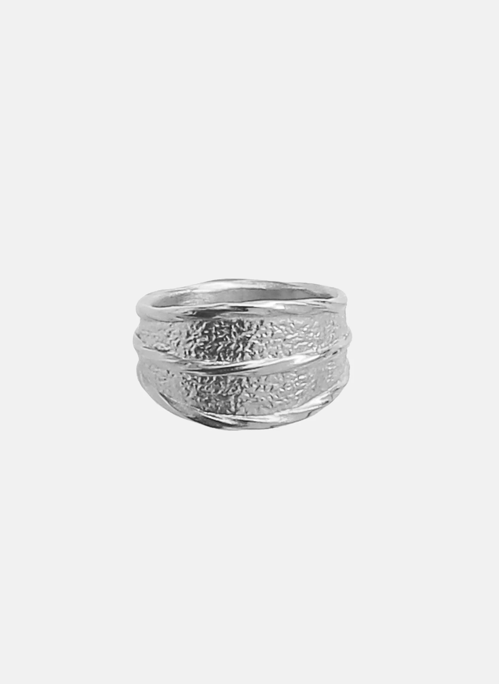 OCEANE - Bague large oceane | Argent