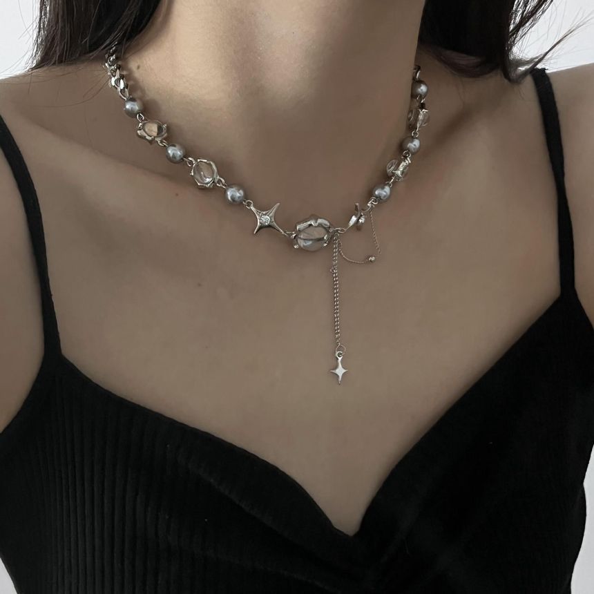 Sharkkira - Strass Ster Ketting