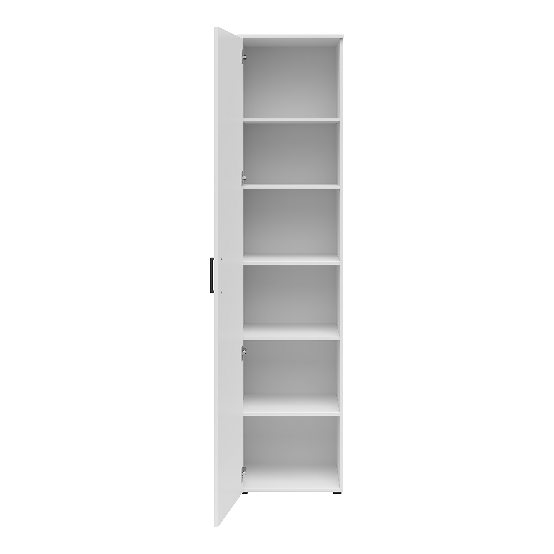 Drehtürenschrank - weiß - Breite 45 cm