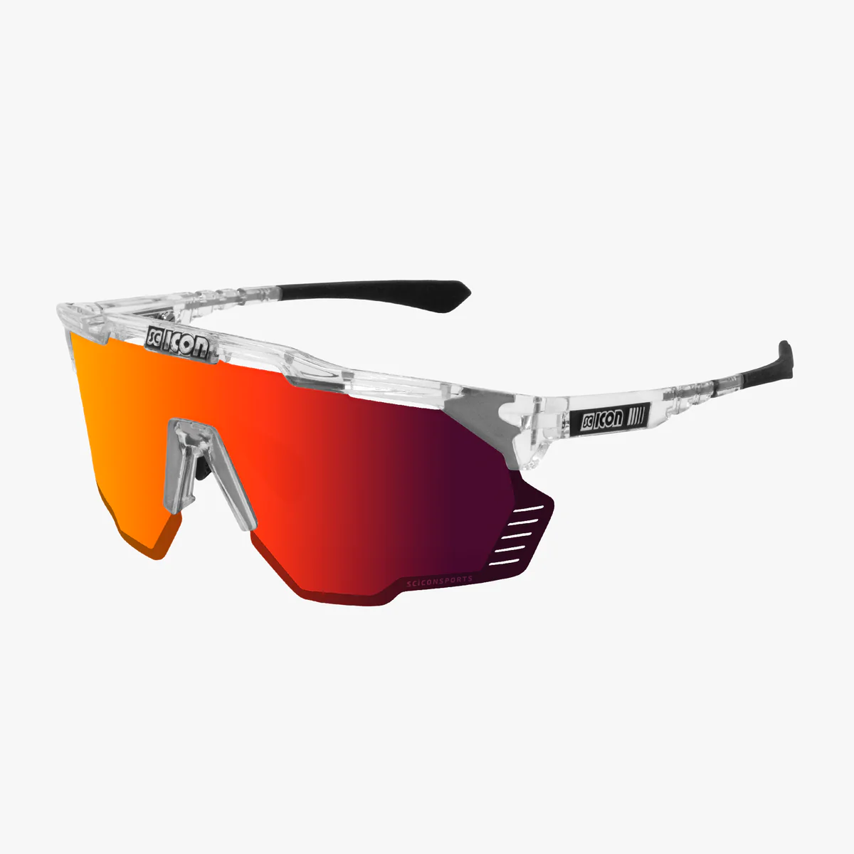 Scicon Aeroshade Kunken solbriller Crystal/ multimirror rød