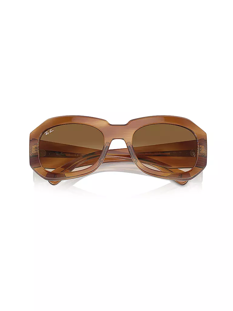 RAY BAN Sonnenbrille 0RB2212/56 hellbraun