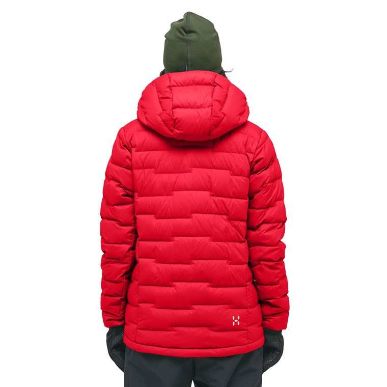 Haglöfs Roc Flash Down Hoodwomen Bright Red