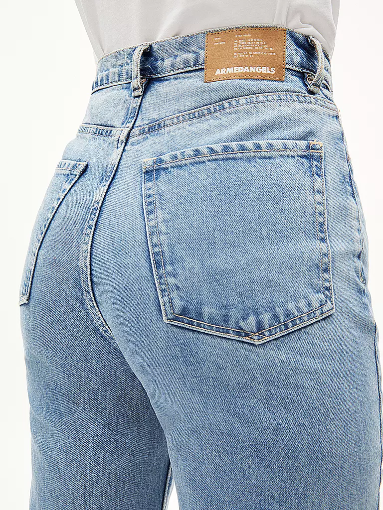 ARMEDANGELS Highwaist Jeans Mom Fit MAIRAA hellblau